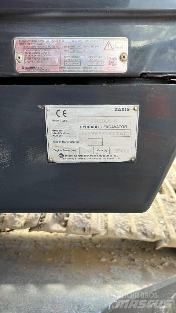 Hitachi ZX350-6 Lánctalpas kotrók
