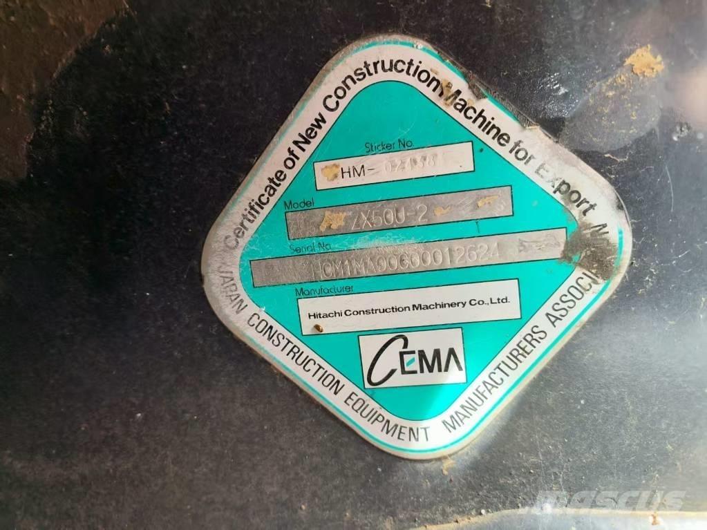 Hitachi ZX 50 U Mini kotrók < 7t