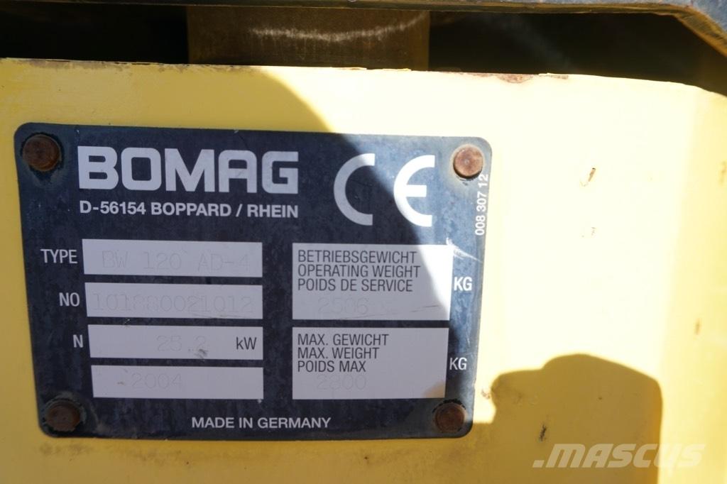Bomag BW 120 AD-4 Ikerdobos hengerek