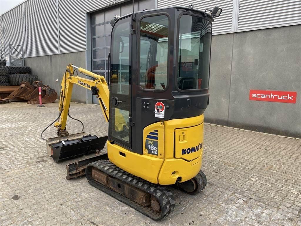 Komatsu PC16R-3HS Gumikerekes kotrók
