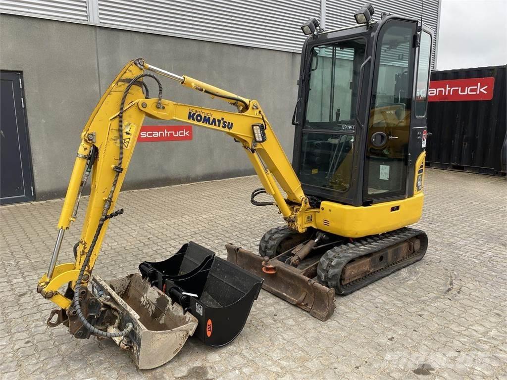 Komatsu PC16R-3HS Gumikerekes kotrók