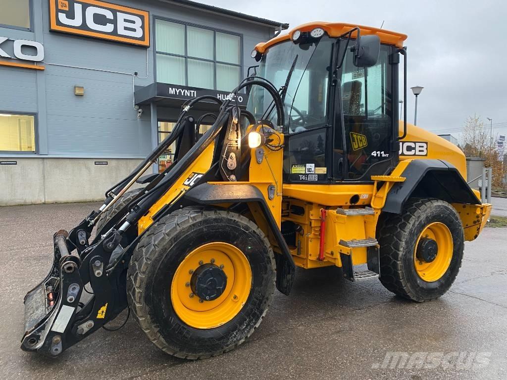 JCB 411 HT T4i Gumikerekes homlokrakodók