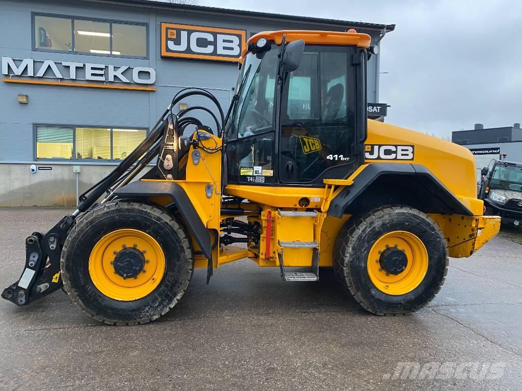 JCB 411 HT T4i Gumikerekes homlokrakodók
