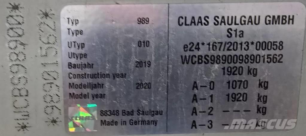CLAAS Liner 3100 Rendforgatók