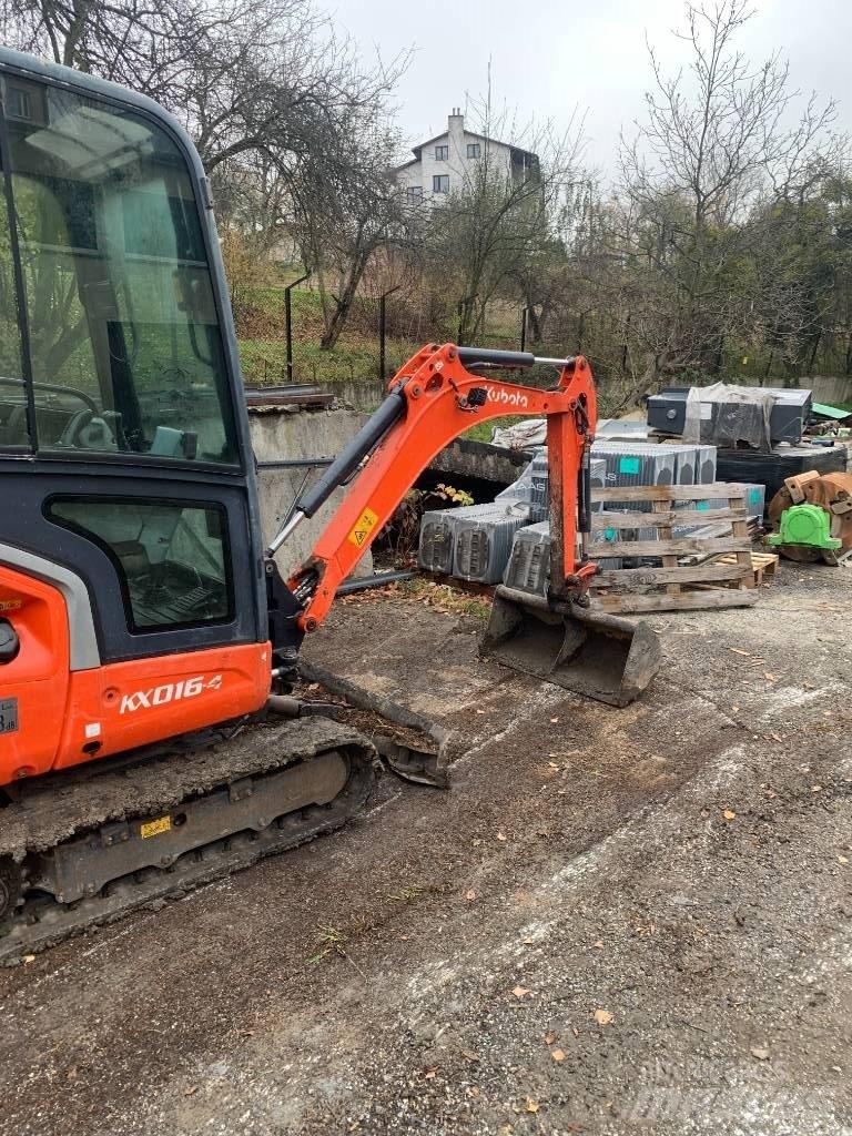 Kubota KX 016-4 Mini kotrók < 7t
