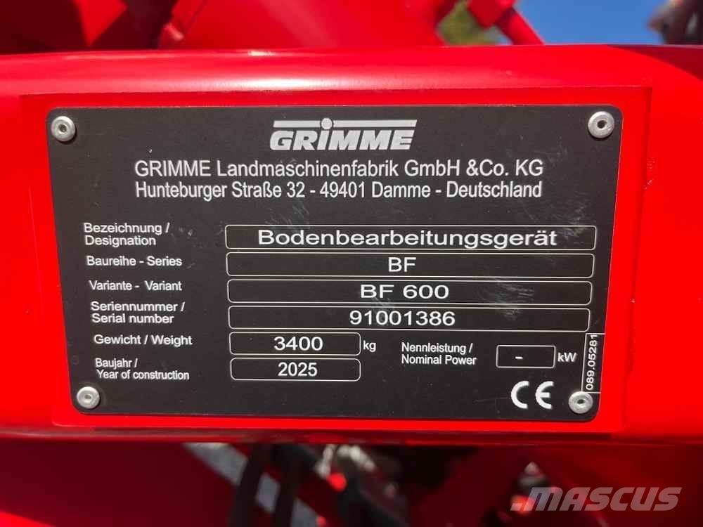 Grimme BF Burgonyagépek - Egyebek