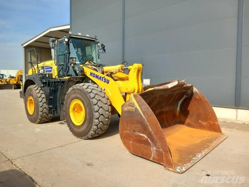 Komatsu WA475-10 Gumikerekes homlokrakodók