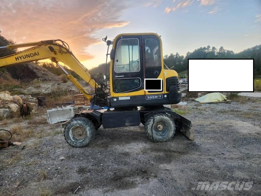 Hyundai Robex 55 W-7 Gumikerekes kotrók