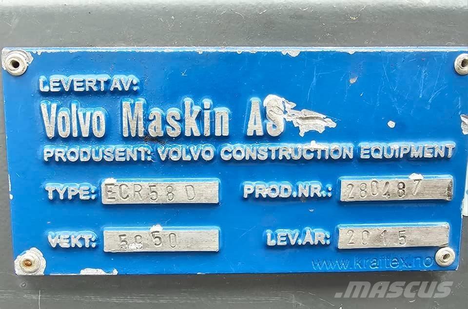 Volvo ECR 58 D Mini kotrók < 7t