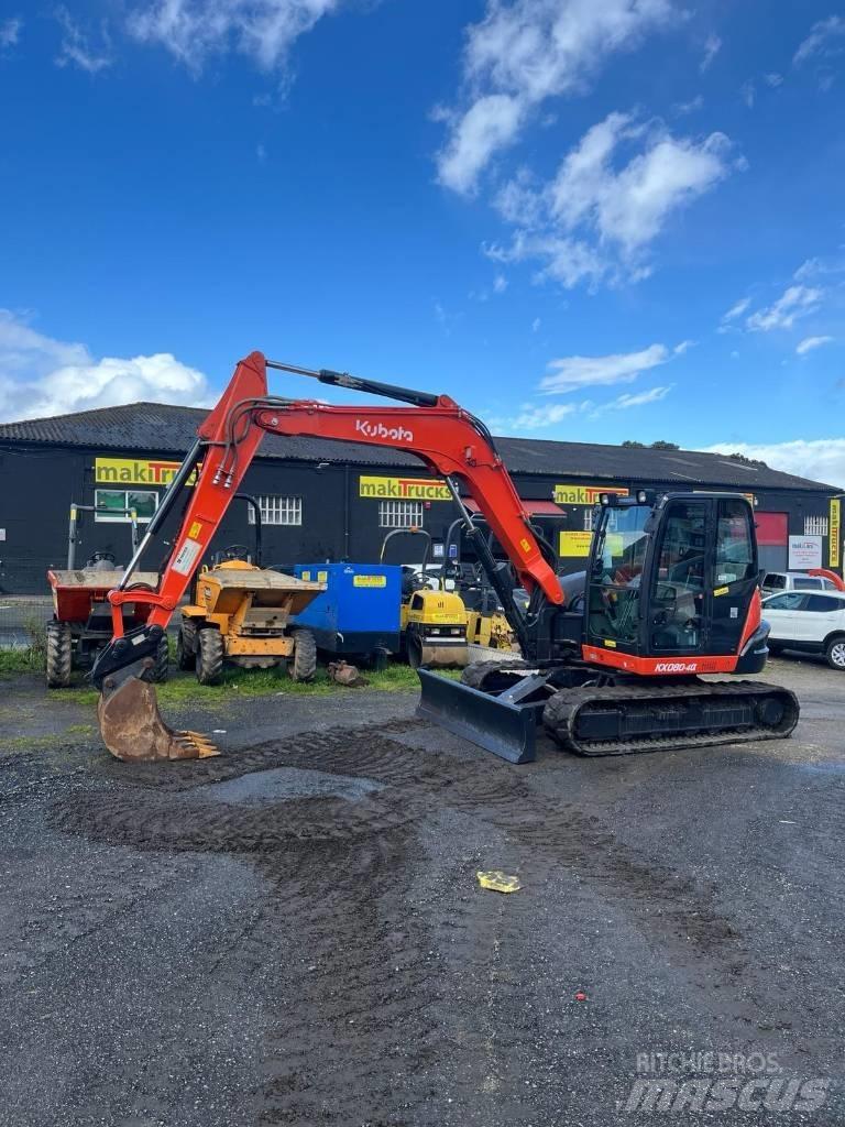 Kubota KX 080-4a Közepes (midi) kotrók 7 t - 12 t