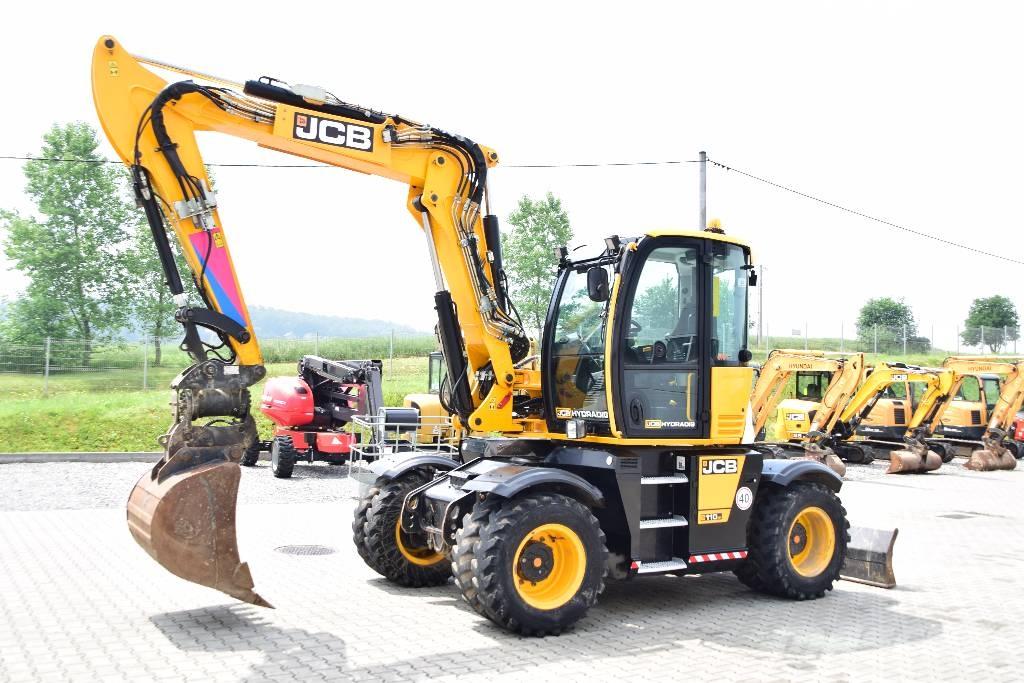 JCB Hydradig Gumikerekes kotrók