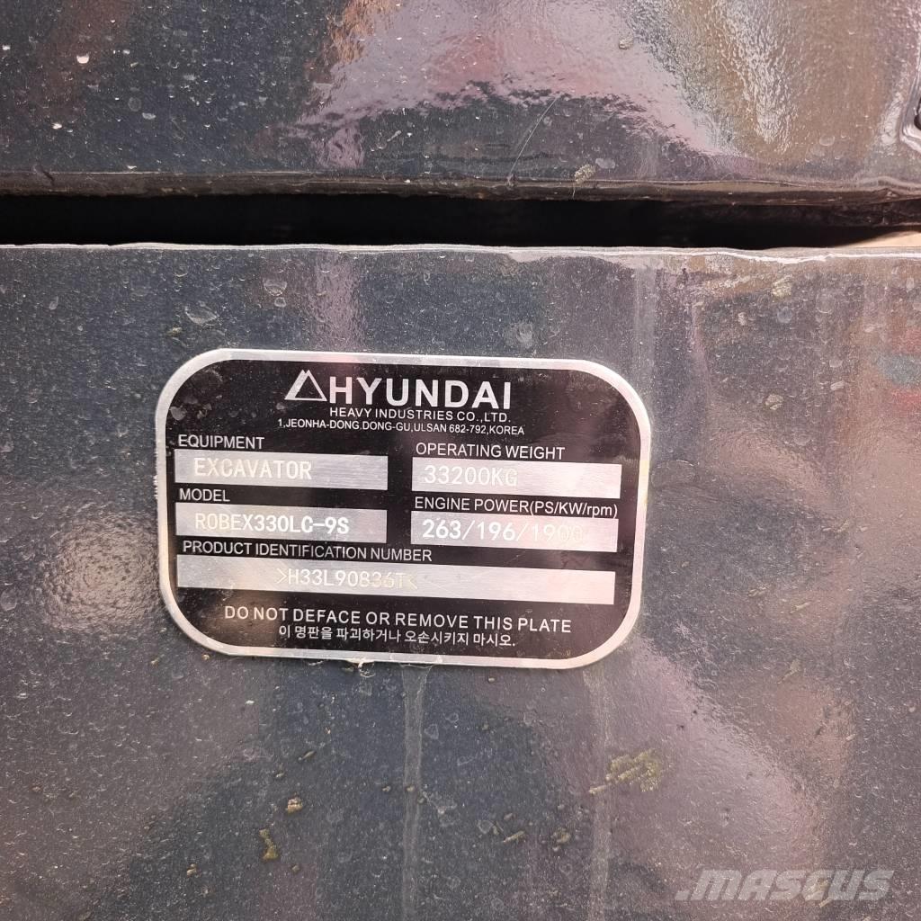 Hyundai 330LC-9T Lánctalpas kotrók
