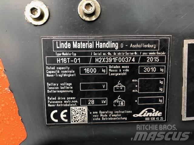 Linde H16T-01 Gázüzemű targoncák