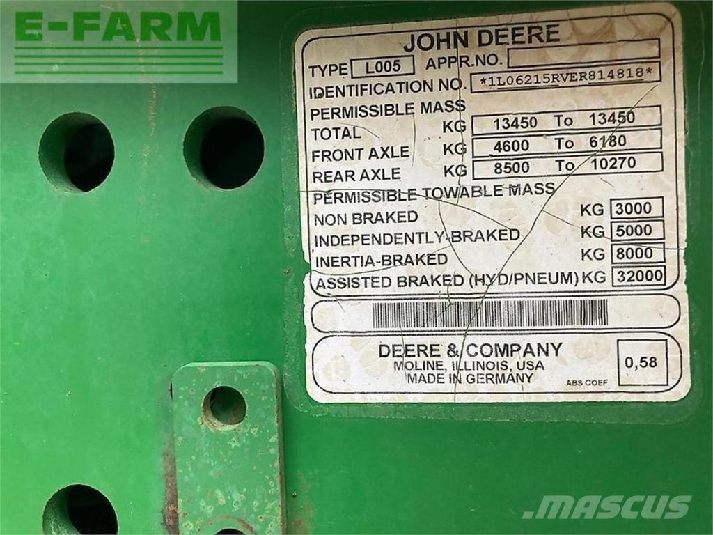 John Deere 6215r Traktorok