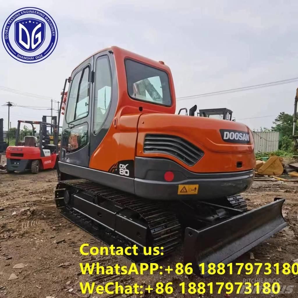 Doosan DX 80 Lánctalpas kotrók