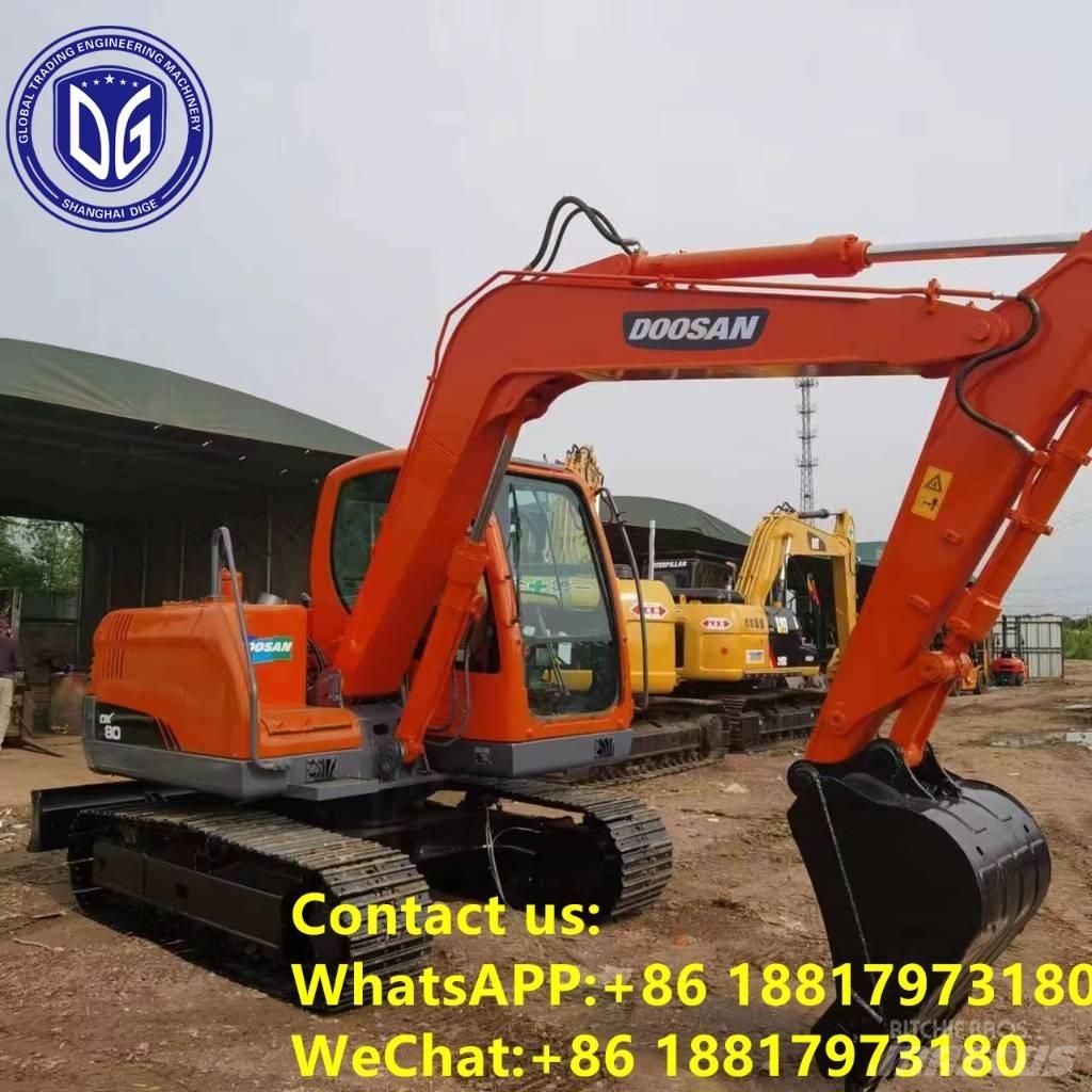Doosan DX 80 Lánctalpas kotrók