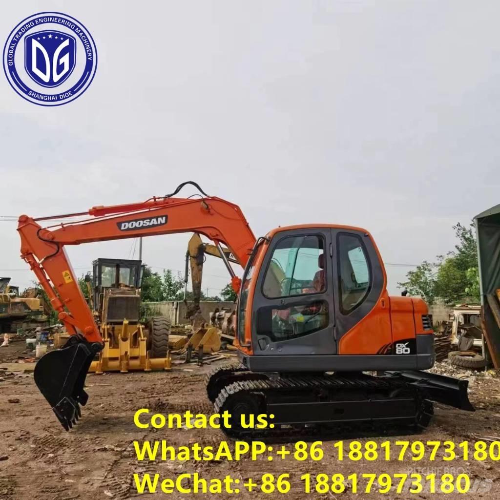 Doosan DX 80 Lánctalpas kotrók
