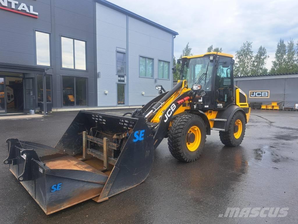 JCB 409 Gumikerekes homlokrakodók