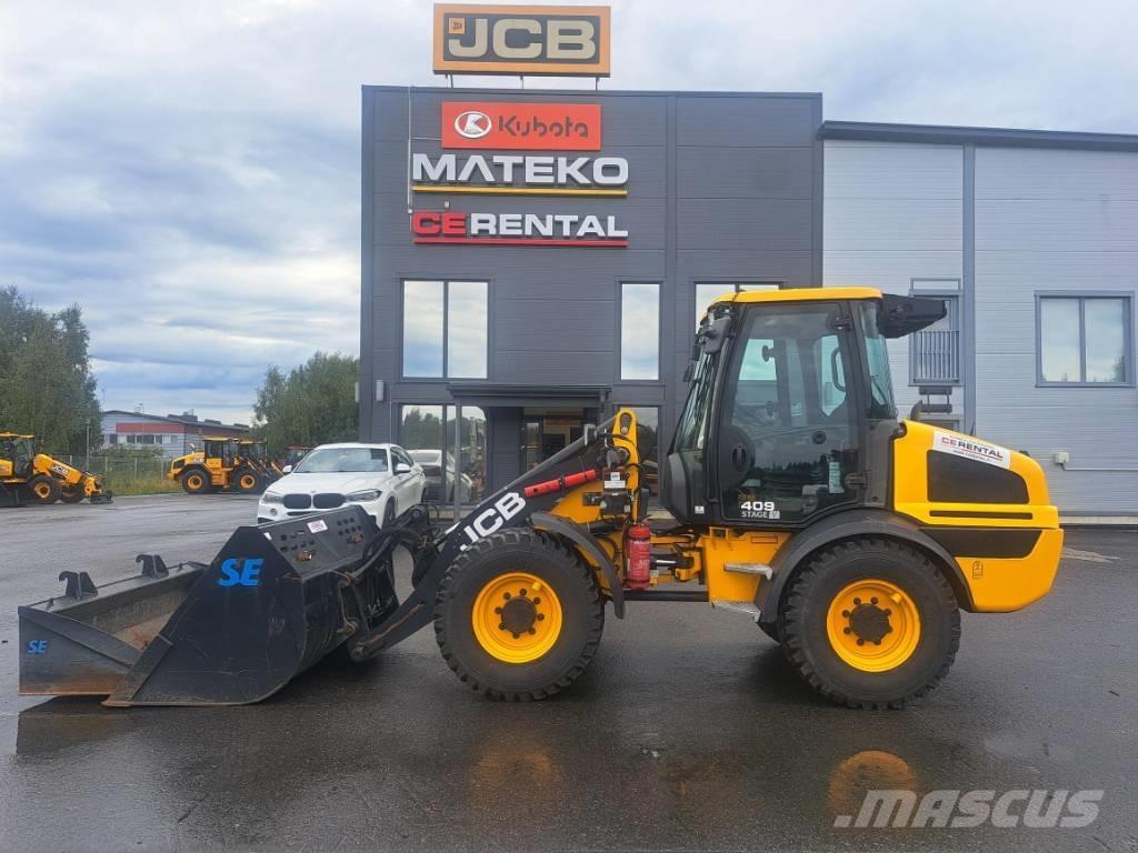 JCB 409 Gumikerekes homlokrakodók