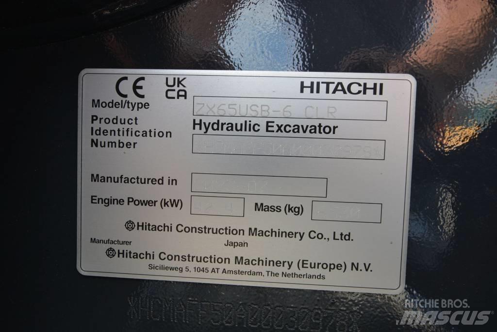 Hitachi ZX 65 USB-6 Mini kotrók < 7t