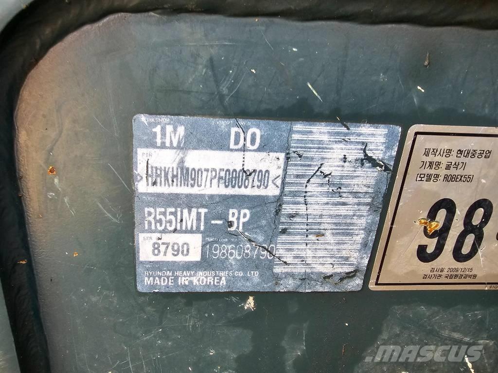 Hyundai Robex 55 Mini kotrók < 7t