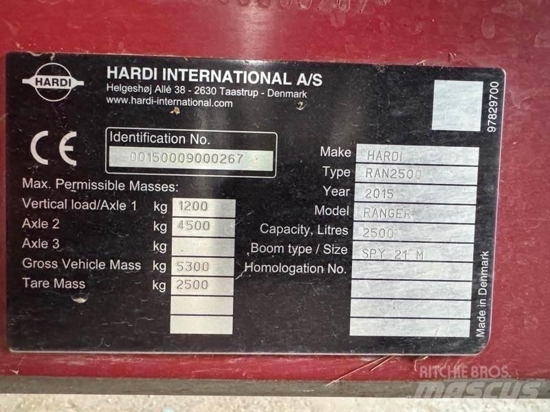 Hardi Ranger 2500 Vontatott trágyaszórók
