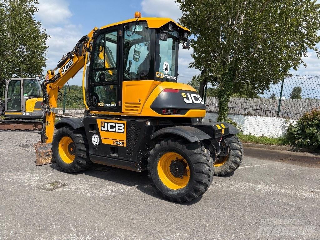 JCB Hydradig HD110T Gumikerekes kotrók