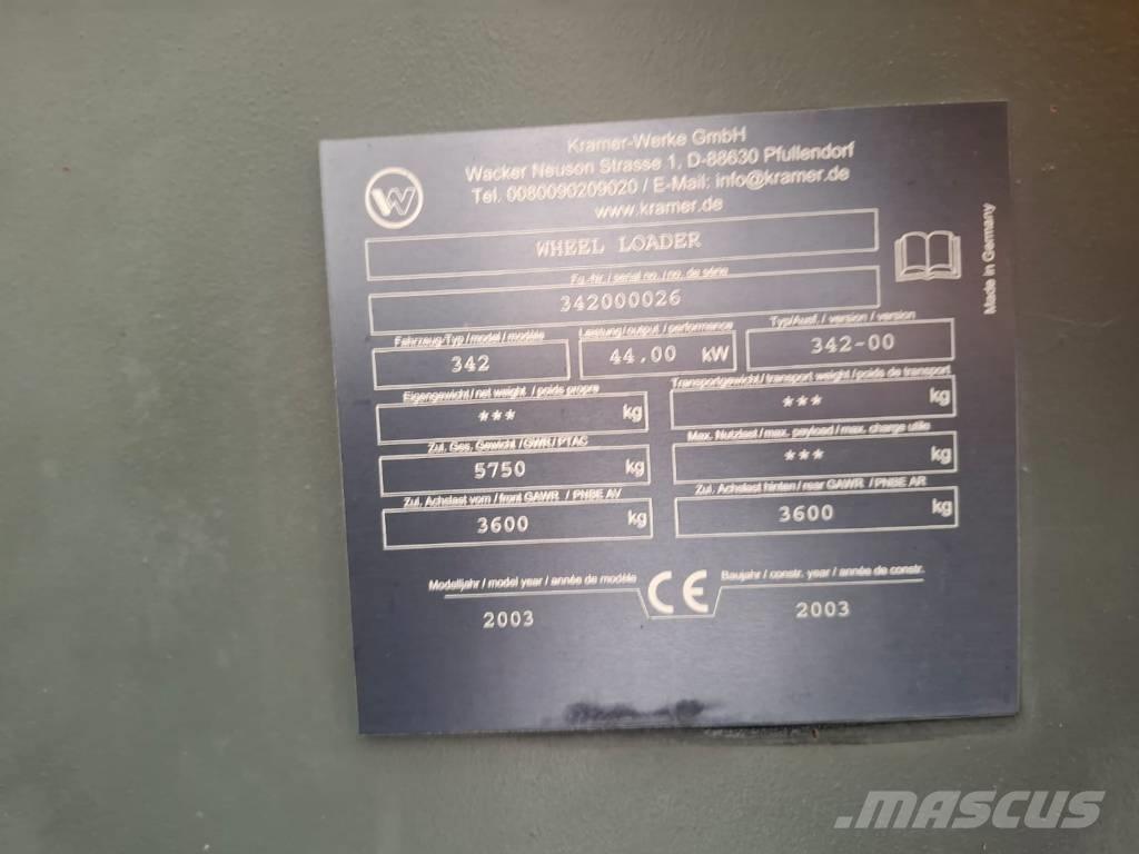 Kramer 380 Gumikerekes homlokrakodók