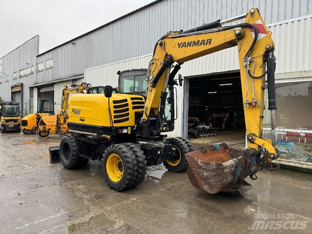 Yanmar B95W (40408) Gumikerekes kotrók