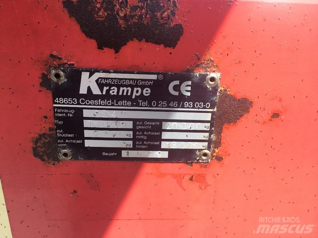 Krampe TWK21 Billenő Mezőgazdasági pótkocsik
