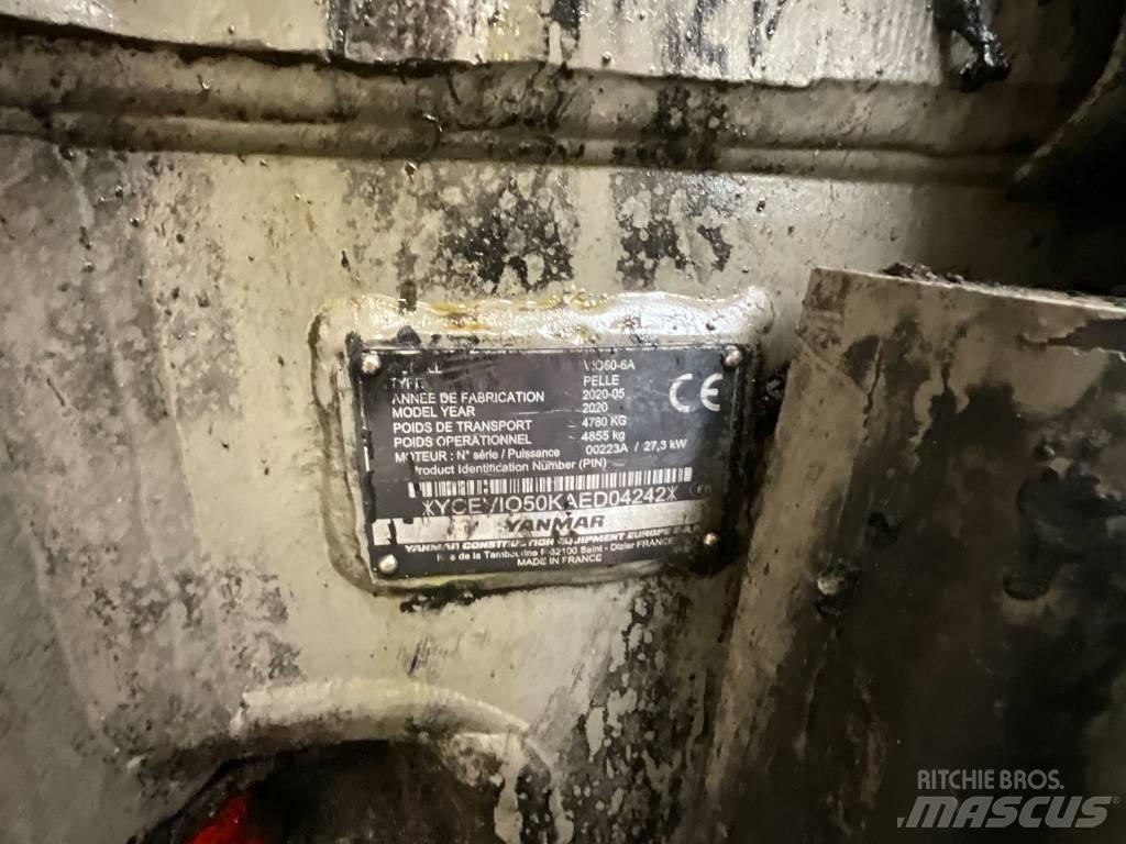 Yanmar Vio 50-6A Mini kotrók < 7t