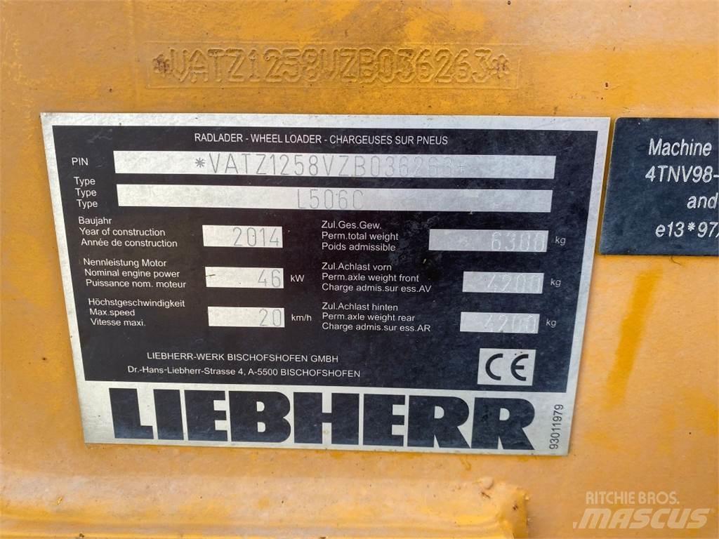 Liebherr L 506 C Gumikerekes homlokrakodók