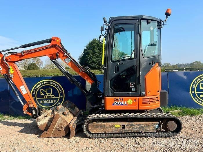 Hitachi ZX26U Mini kotrók < 7t