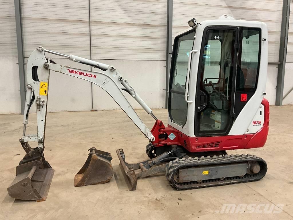 Takeuchi TB 216 Mini kotrók < 7t
