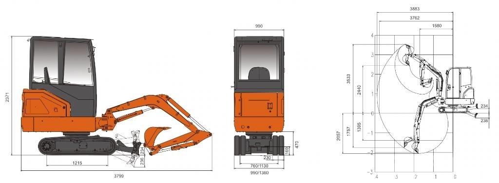 Lonking CDM6020 6020 Lánctalpas kotrók