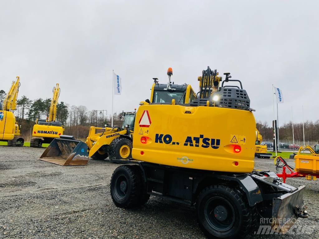 Komatsu PW148-11 Gumikerekes kotrók