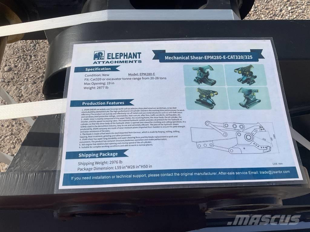  Elephant EPM280 Vágószerkezetek