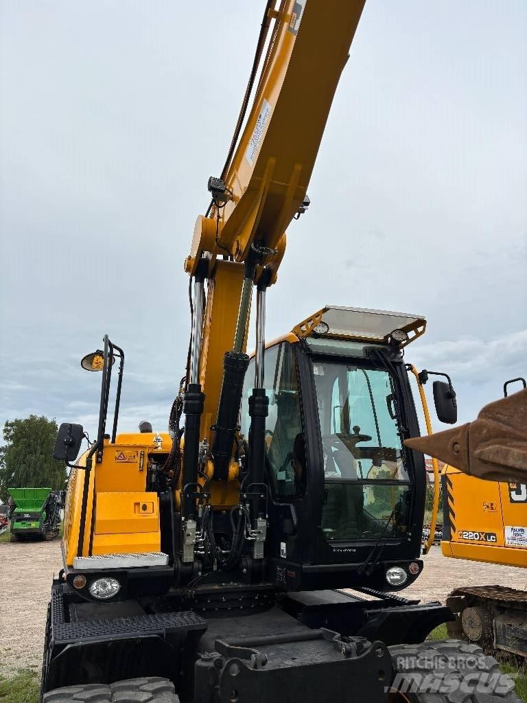 JCB JS 145 W Gumikerekes kotrók
