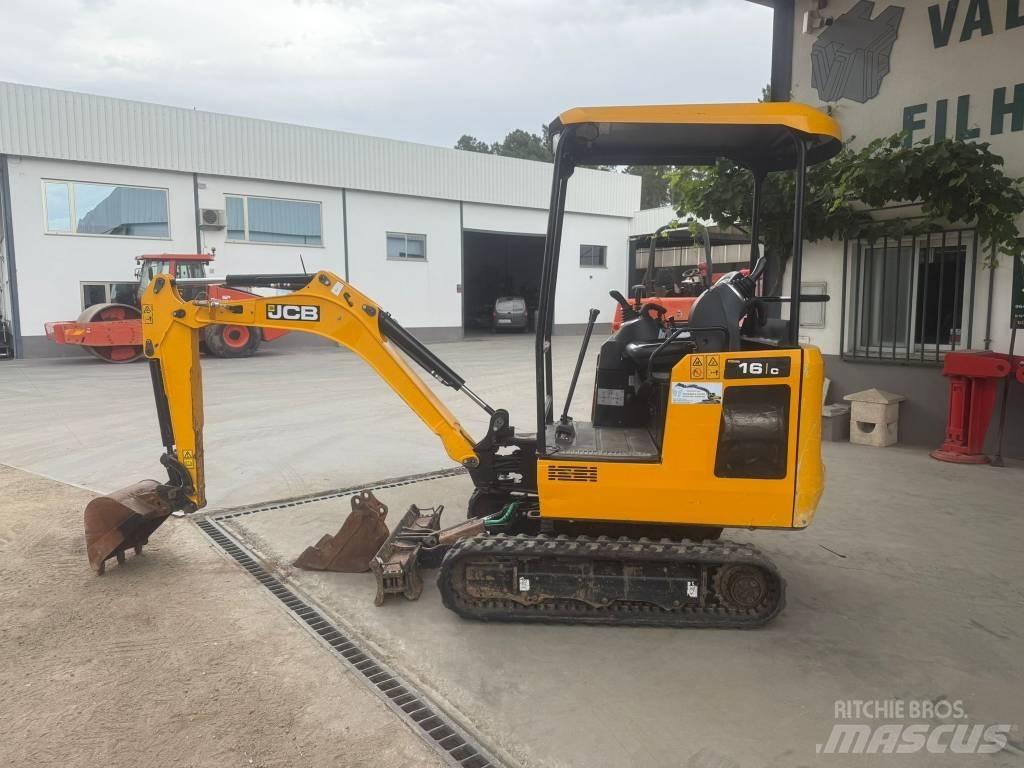 JCB 16 C-1, 821h Mini kotrók < 7t