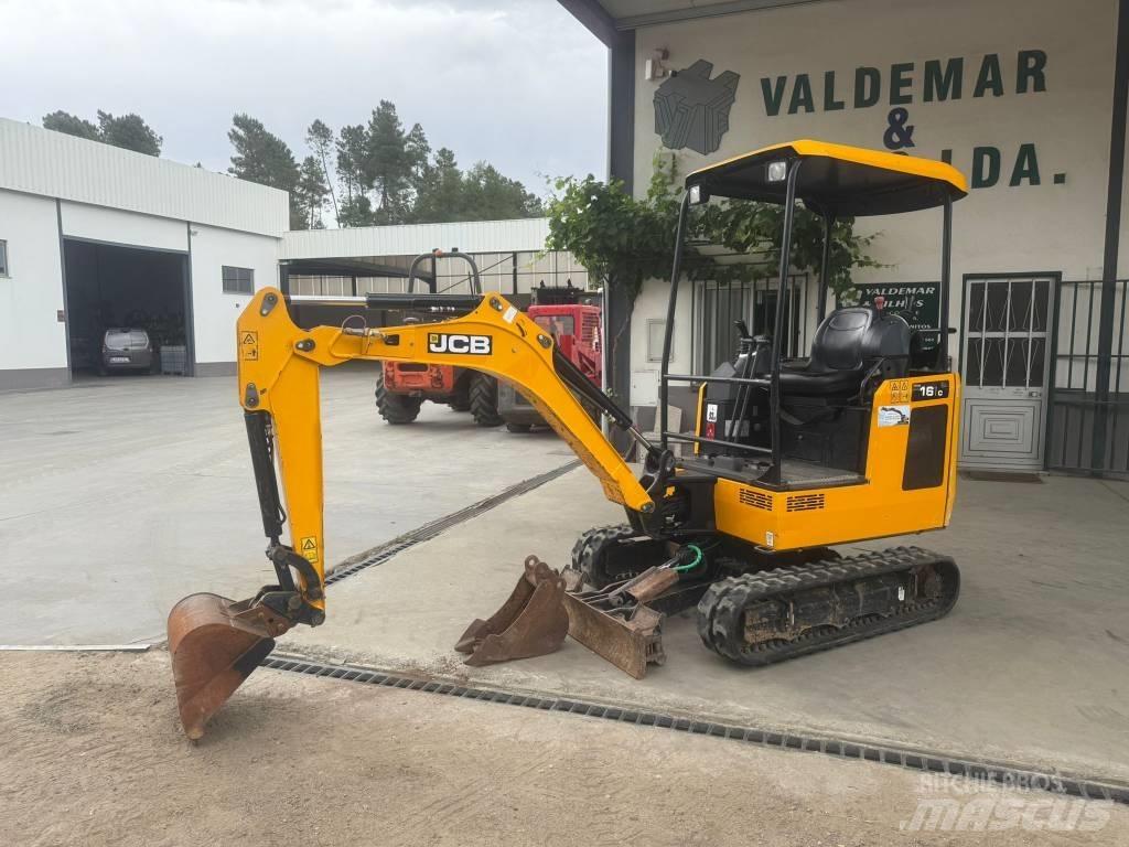 JCB 16 C-1, 821h Mini kotrók < 7t