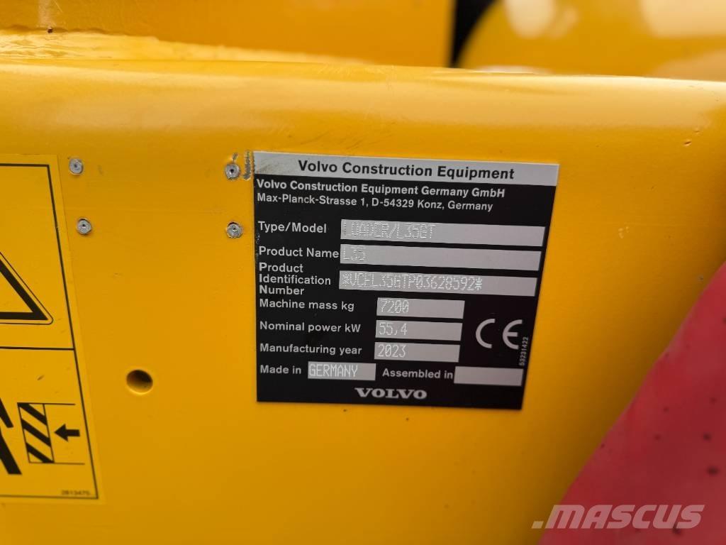 Volvo L 35 GT Gumikerekes homlokrakodók