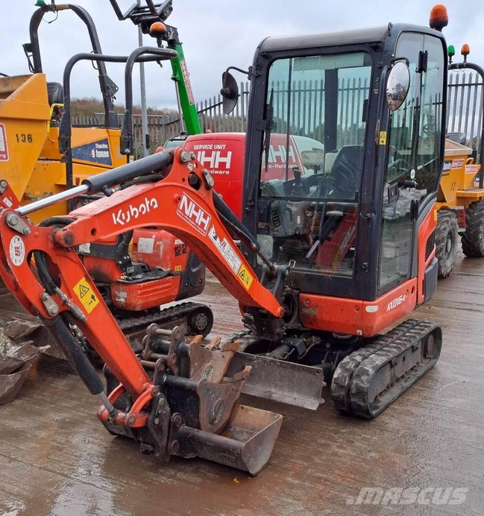 Kubota KX 016-4 Mini kotrók < 7t