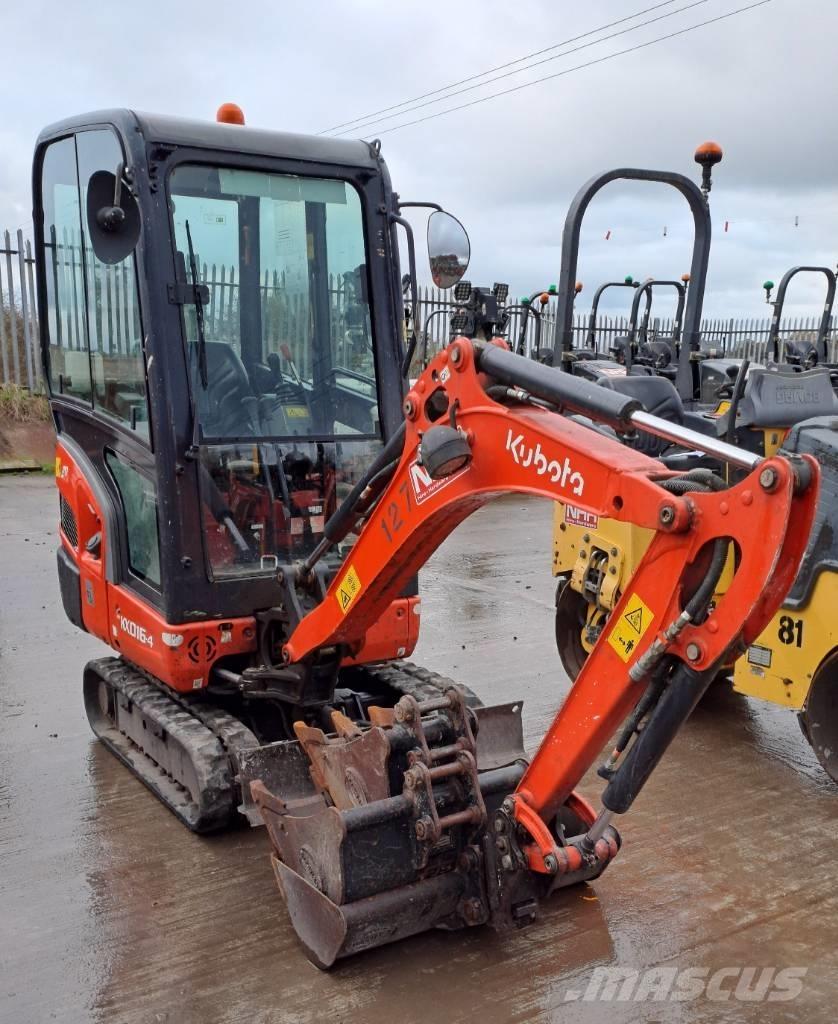 Kubota KX 016-4 Mini kotrók < 7t