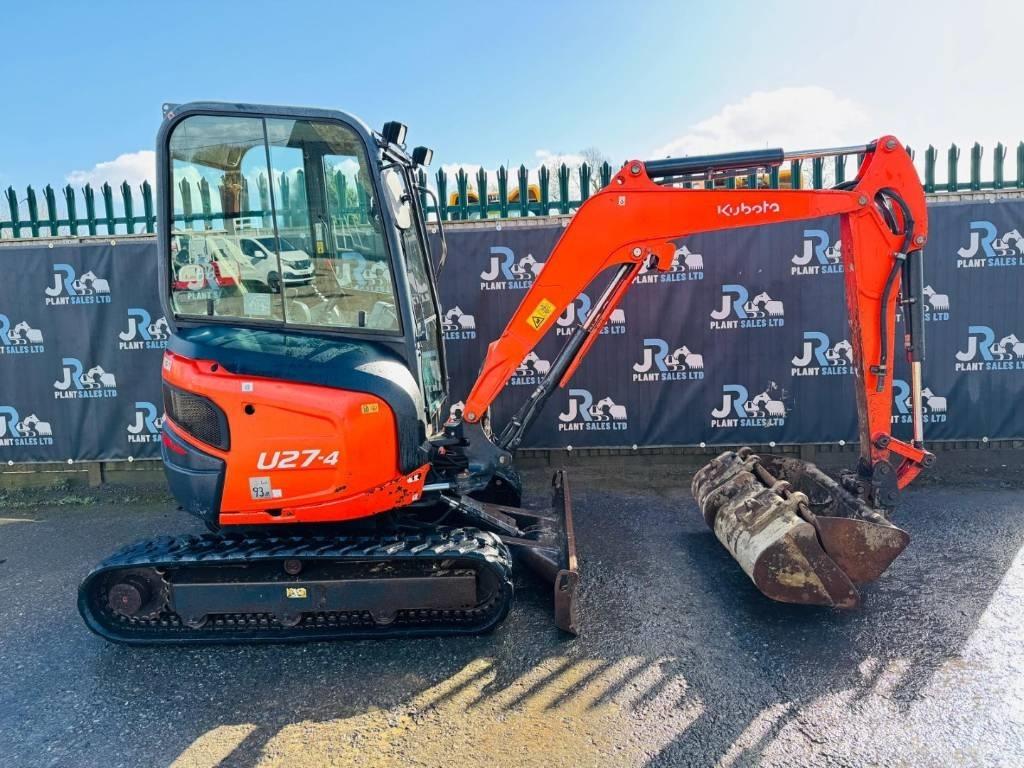Kubota U 27-4 Mini kotrók < 7t