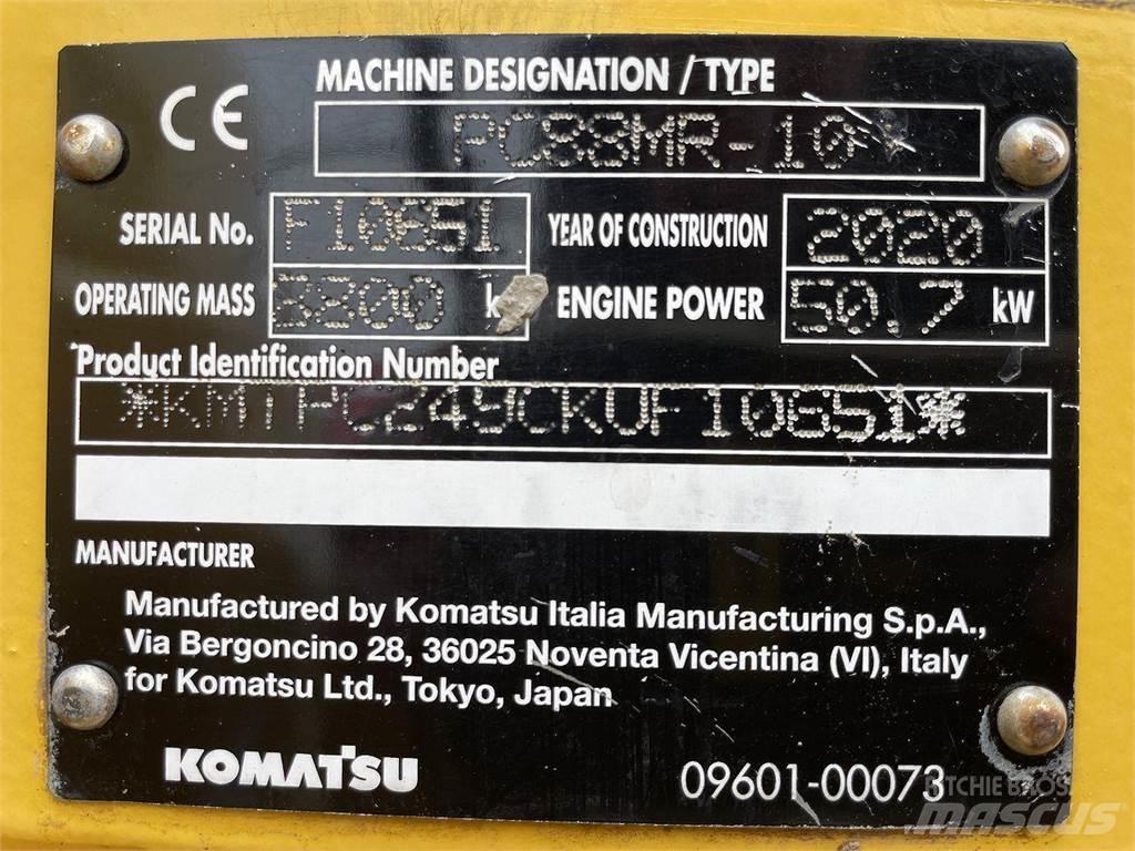 Komatsu PC88MR-10 Gumikerekes kotrók