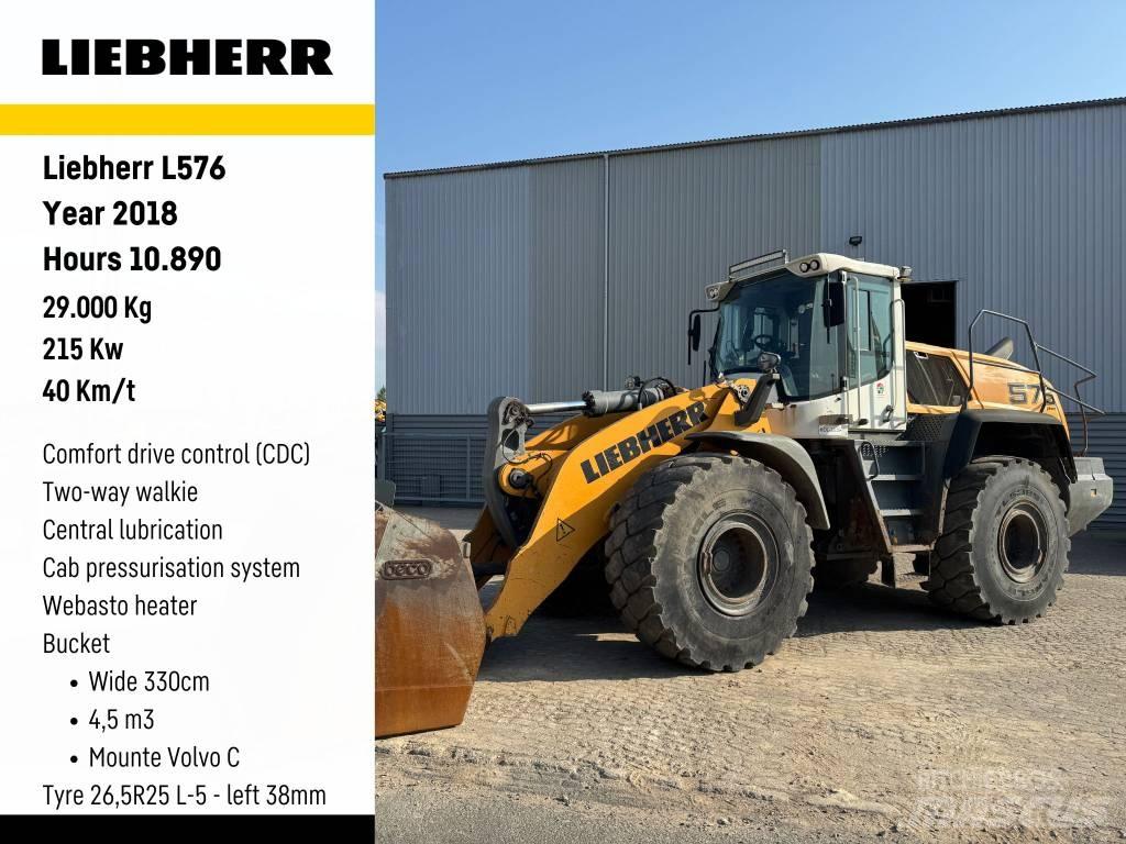 Liebherr L 576 Gumikerekes homlokrakodók