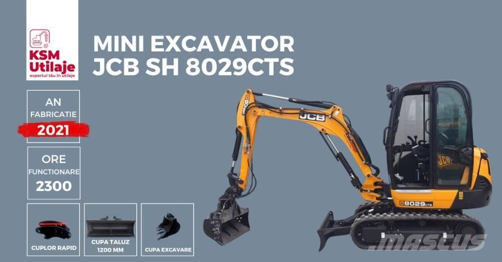 JCB 8029 CTS Mini kotrók < 7t