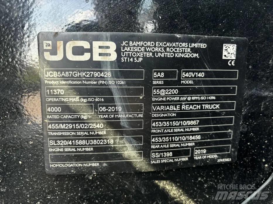 JCB 540-140 Teleszkópos rakodók