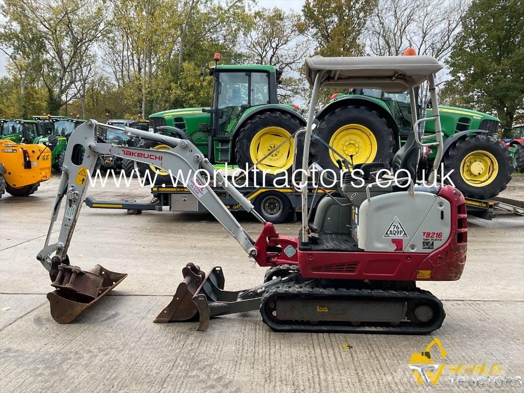 Takeuchi TB 216 Mini kotrók < 7t