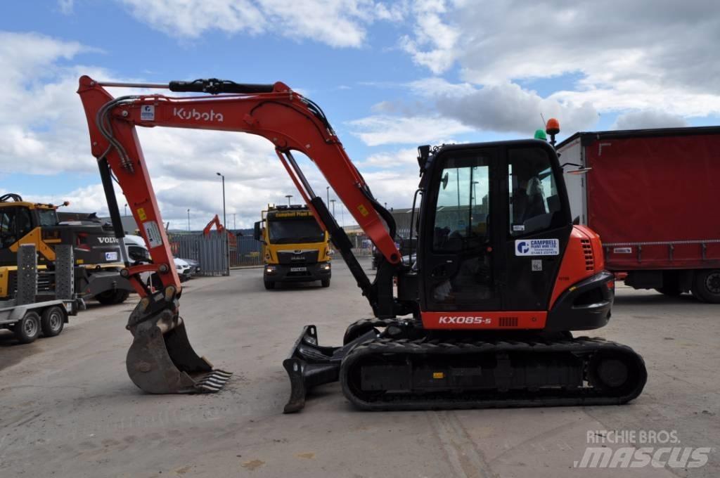 Kubota KX 085-5 Mini kotrók < 7t